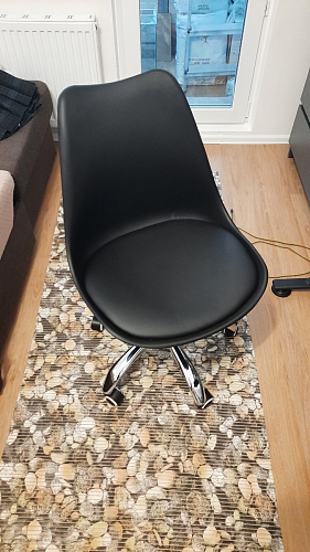 Компьютерное кресло Kolin с подушкой clear / white фото покупателя 160