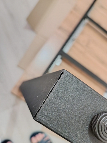 Стол раскладной Лота Лофт 120 25 мм юта / черный матовый фото покупателя 176