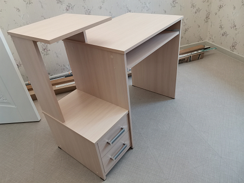 Компьютерный стол Джаз-24 правый дуб сонома фото покупателя 158