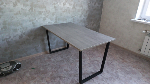 Деревянный стол Лота Лофт 120х75 белый матовый / дуб крафт золотой фото покупателя 375