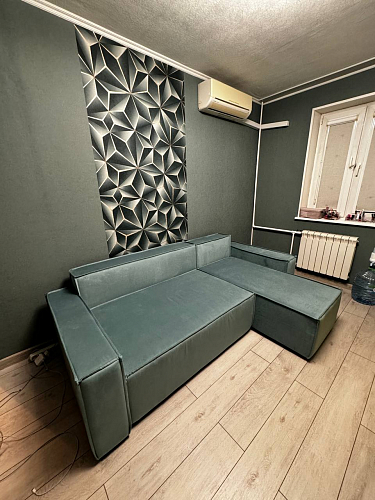 Диван Куба серый велюр фото покупателя 1