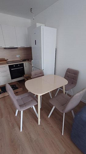 Стул на металлокаркасе Чилли зеленый / белый каркас фото покупателя 375