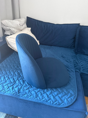 Стул на металлокаркасе Gabi 1 light purple / black фото покупателя 548