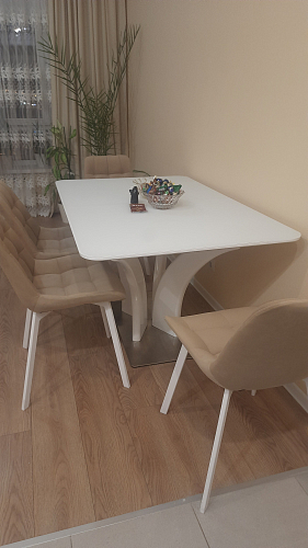 Стол Horns 140 super white фото покупателя 2