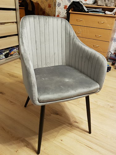 Стул на металлокаркасе Slam dark beige фото покупателя 91