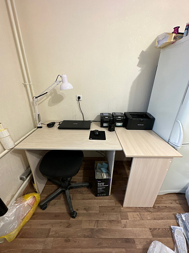 Стол письменный Kiwi белый - Уцененный экземпляр фото покупателя 59