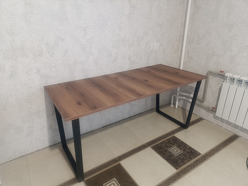 Деревянный стол Лота Лофт 120х75 белый матовый / дуб крафт золотой фото покупателя 708