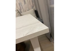 Стол Лота Лофт 140 25 мм юта / белый матовый фото покупателя 672
