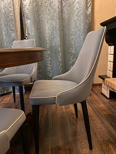 Стул на металлокаркасе Kora green / black фото покупателя 315