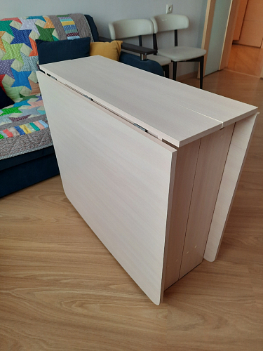 Стол обеденный раздвижной СтК7 дуб молочный фото покупателя 72