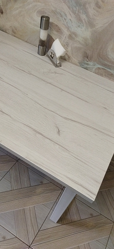 Деревянный стол Лота Лофт 120x75 дуб крафт табачный / черный матовый фото покупателя 541