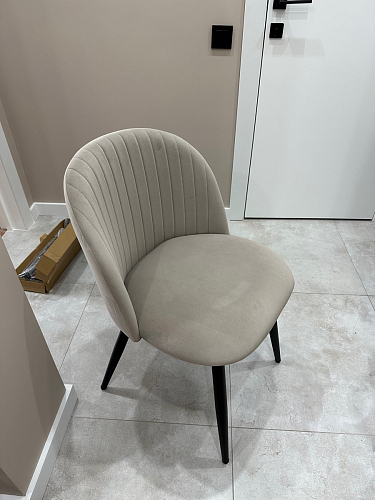 Стул на металлокаркасе Gabi 1 light purple / black фото покупателя 53