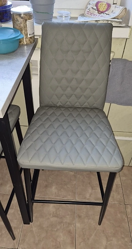 Барный стул Teon beige / chrome фото покупателя 15