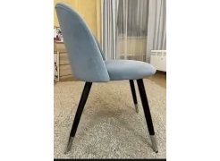 Стул на металлокаркасе Gabi 1 gray / black фото покупателя 494