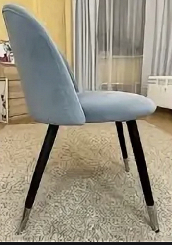 Стул на металлокаркасе Gabi 1 light purple / black фото покупателя 494