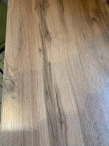 Письменный стол Леон Лофт черный матовый / дуб вотан фото покупателя 90