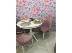 Стул на металлокаркасе Kora beige / black фото покупателя 456