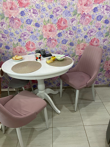 Стул на металлокаркасе Kora beige / black фото покупателя 456