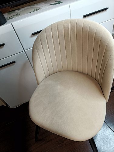 Стул на металлокаркасе Gabi gray / black фото покупателя 149