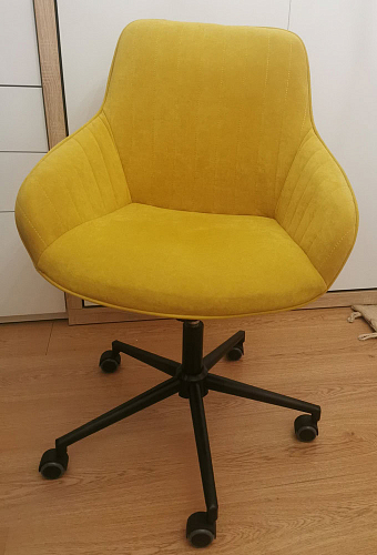 Компьютерное кресло Dublin/Дублин хром / вельвет серый фото покупателя 9