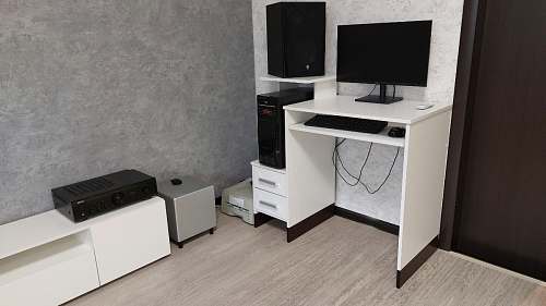 Компьютерный стол Джаз-24 левый венге фото покупателя 110