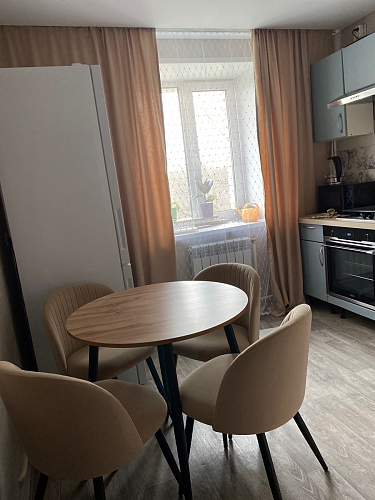 Стул на металлокаркасе Gabi 1 light blue / black / gold фото покупателя 300