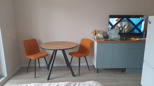 Стул на металлокаркасе Дани бежевый / белый фото покупателя 1