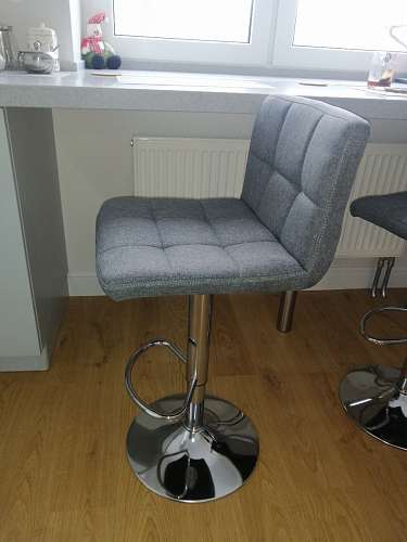 Барный стул Paskal grey фото покупателя 2