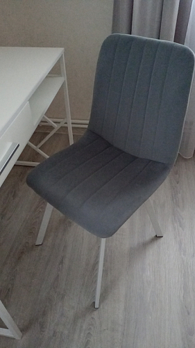 Стул на металлокаркасе Sling white / gray фото покупателя 7