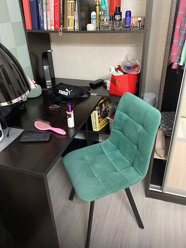 Комплект стульев Чилли 4 шт темно-серый / черный фото покупателя 616