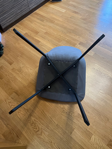 Стул на металлокаркасе Челси бежевый / белый каркас фото покупателя 22