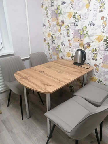 Стул на металлокаркасе Седа К латте / черный фото покупателя 53