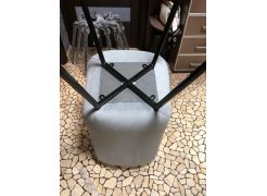 Стул на металлокаркасе Вейв светло-серый (hl 63) / 10К черный каркас фото покупателя 222