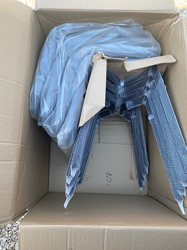 Стул на металлокаркасе Чилли бирюзовый / черный фото покупателя 490