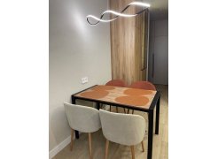 Стол Центавр дуб галифакс / черный матовый фото покупателя 47