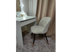 Стул на металлокаркасе Gabi 1 gray / black фото покупателя 305