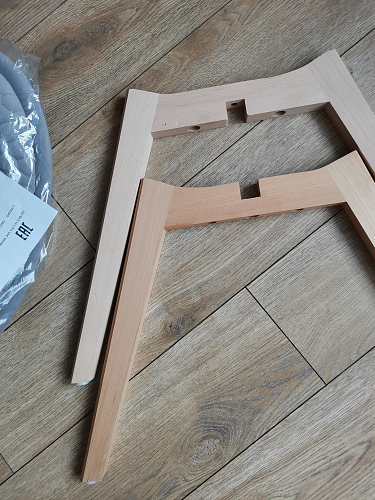 Деревянный стул Bonuss light gray / wood фото покупателя 104