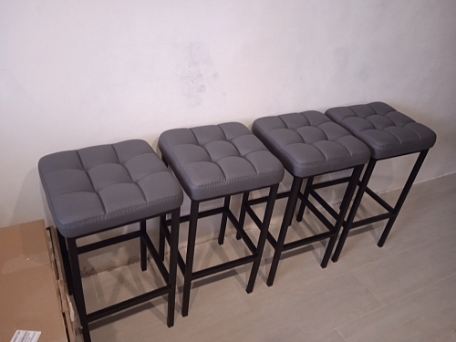 Барный стул Лофт катания минт / белый матовый фото покупателя 326