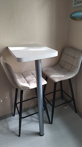 Барный стул Lecco light grey фото покупателя 4