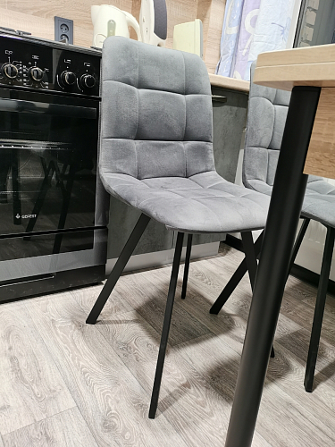 Стул на металлокаркасе Чилли бирюзовый / черный фото покупателя 1012