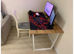 Стол Лота Лофт 120 25 мм сабия / черный матовый фото покупателя 480