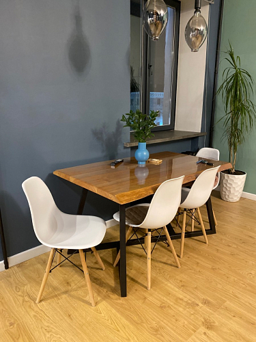 Стул Cindy Eames mod. 001 khaki / natural фото покупателя 1