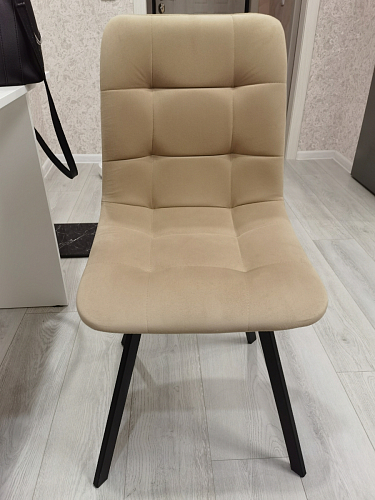 Комплект стульев Чилли 2 шт бежевый / черный фото покупателя 278