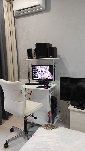 Компьютерный стол КСТ-12 белый  - Уцененный экземпляр фото покупателя 22