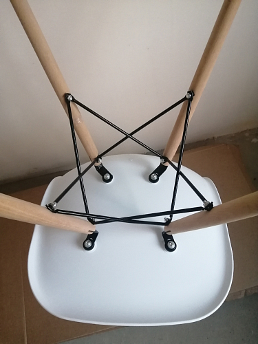 Стул Cindy Eames mod. 001 khaki / natural фото покупателя 334