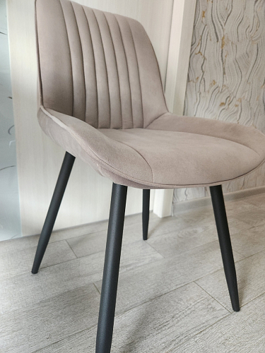 Стул на металлокаркасе Седа К кирпичный / черный фото покупателя 333