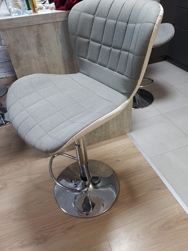 Барный стул Brend серый / белый фото покупателя 9