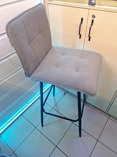 Барный стул Bari серый велюр фото покупателя 38