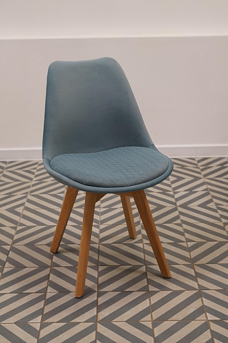 Деревянный стул Bonuss light gray / wood из шоурума 4