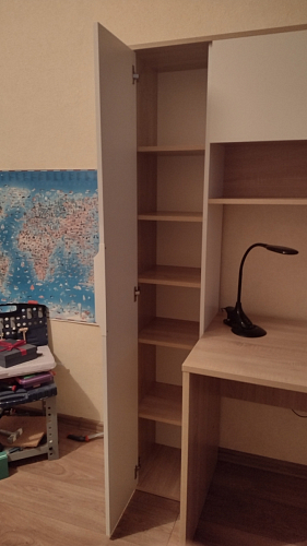 Компьютерный стол Комфорт 12.95 N дуб сонома / темно-серый фото покупателя 12